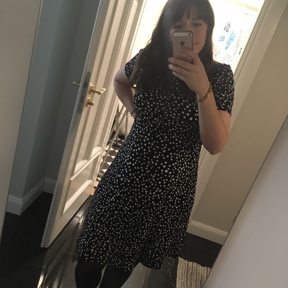 ASOS Polka Dot Maternity A-Line Dress